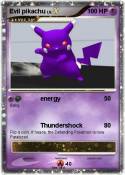Evil pikachu