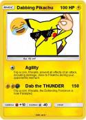 Dabbing Pikachu