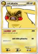 evil pikachu
