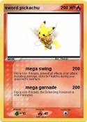 sword pickachu