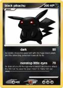 black pikachu
