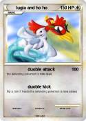 lugia and ho ho lugia and ho ho