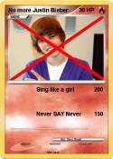 No more Justin