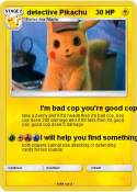 detective Pikachu detective