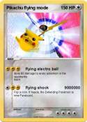 Pikachu flying