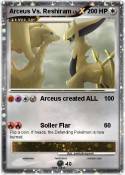 Arceus Vs. Reshiram Arceus Vs.