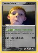 Dominic's face