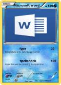 Microsoft word