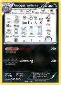 Amogus variants