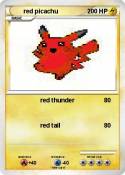 red picachu
