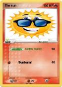 The sun