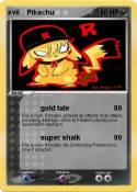 evil Pikachu
