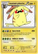mustash pikachu