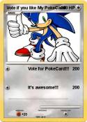 Vote if you like My PokeCard! Vote if you