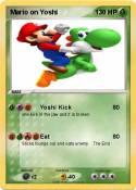 Mario on Yoshi