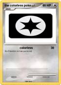 the colorless