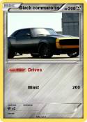 Black commaro