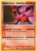 Flame Lucario