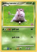 golfing hamster