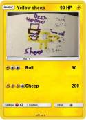 Yellow sheep