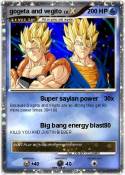 gogeta and vegito gogeta and
