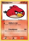 Red angry bird