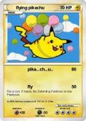 flying pikachu flying pikachu