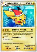 Holiday Pikachu Holiday Pikachu