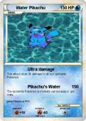 Water Pikachu