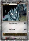 gajeel dragon mode gajeel dragon