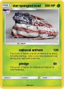 star-spangled toad star-spangled