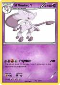 M Mewtwo Y