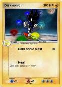 Dark sonic