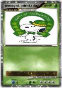 snoopy st. patricks day! snoopy st.