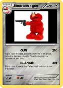Elmo with a gun