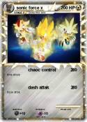 sonic force x