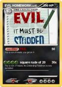 EVIL HOMEWORK