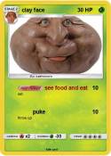clay face