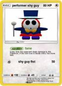 performer shy