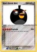 Black Bomb Bird