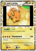 josh's raichu