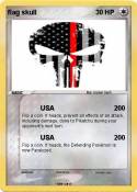 flag skull