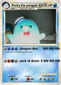 Pecky the penguin EX Pecky the