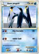 three pinguin