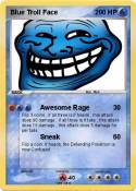 Blue Troll Face
