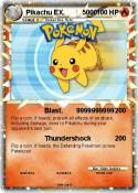 Pikachu EX.