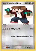 Vote if you love Mitch Vote if you