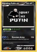 Squating Putin
