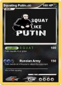 Squating Putin