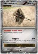 Ghillie sniper